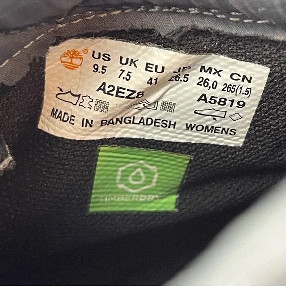 Timberland Timberdry A6019 A2EZ8 Women 9.5 Waterproof Leather Boots - Picture 11 of 11